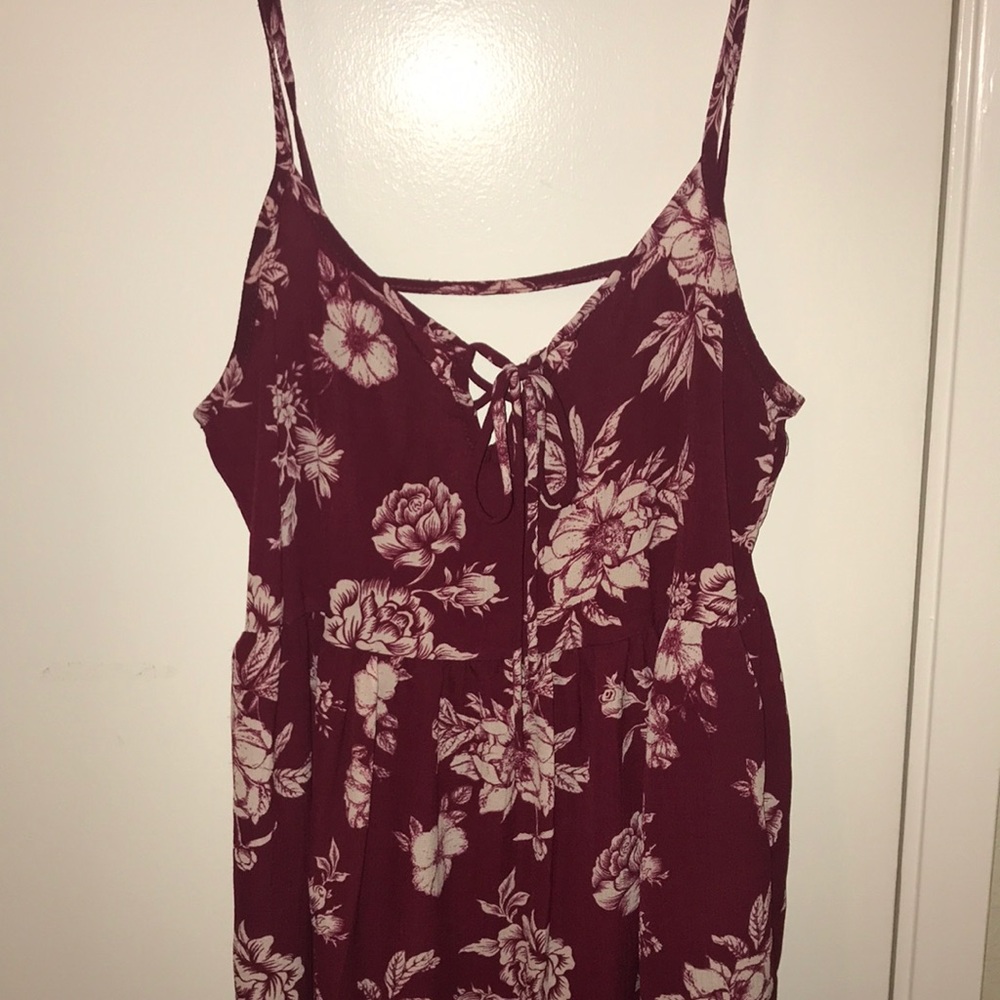 Red dress w/ open back!